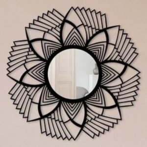 Lotus Bloom Decorative Wall Mirror