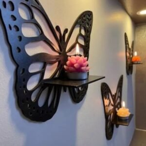 Butterfly Wall-Mounted Tealight Candle Holders